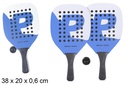 Rectangular beach racket set decorated Beach Padel