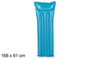 Colchoneta hinchable azul 168x61 cm