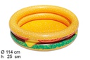 Piscina inflável de 2 anéis burguer 114 cm