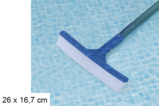 [204459] Escova para limpeza de piscina 26 cm