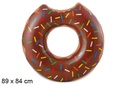 Flotador hinchable donut chocolate 89x84 cm