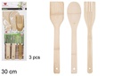 Pack 3 talheres de bambu 30 cm