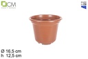 Maceta plástico Marisol brillo 15 cm