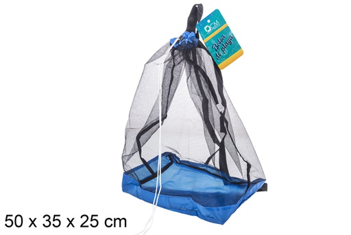 [107255] Net backpack for the beach 50x35 cm
