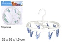 Round rotating clothesline 10 clips