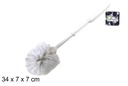 White toilet brush 34 cm