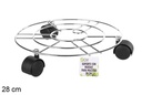 Soporte para maceta con ruedas 28 cm
