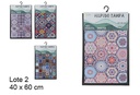 Felpudo Tampa surtidos lote 2 40x60 cm