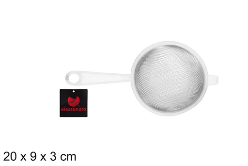 [108334] Colino in plastica bianco 9 cm 