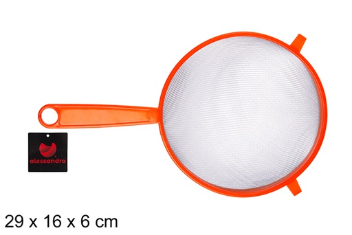 [108346] Coador de plástico laranja 16 cm