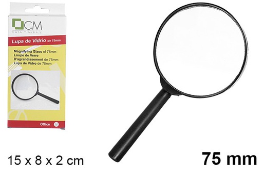 [108990] Lupa de vidrio 75mm
