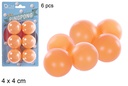 Pack 6 pelotas ping-pong