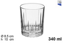 Vaso cristal whisky Kalita 340 ml