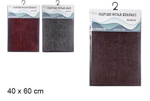 [108863] Felpudo nitra colores 40x60 cm
