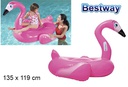 Flamenco rosa hinchable