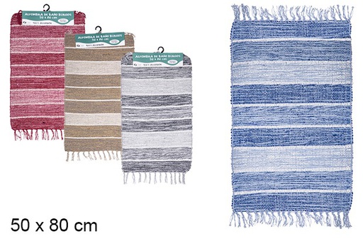 [108876] Alfombra baão burgos colores surtidos 50x80cm