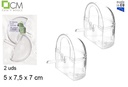 Pack 2 comederos para pájaro con tapa