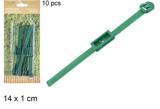 [110127] abrazadera para plantas 10 unidades