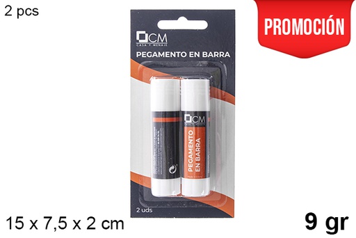 [108989] Pack 2 bastôes de cola 9 gr.