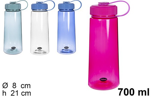 [108456] Botella de agua colores surtidos 700ml