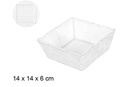 Cesta nylon color blanco 14 cm