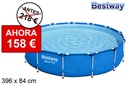 Piscina tubular redonda 396x84 cm