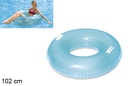 Flotador hinchable brillo diamante azul 102 cm