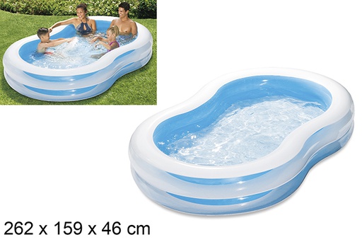 [205066] Family inflatable pool Laguna 262x159 cm