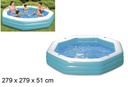 Piscina hinchable octogonal 279 cm