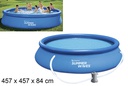 Piscina inflável com anel familiar 457 cm
