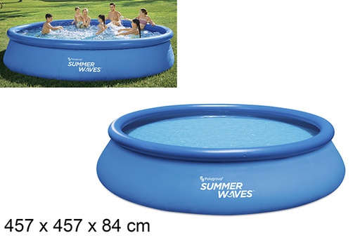 [205083] Inflatable family ring pool 457 cm