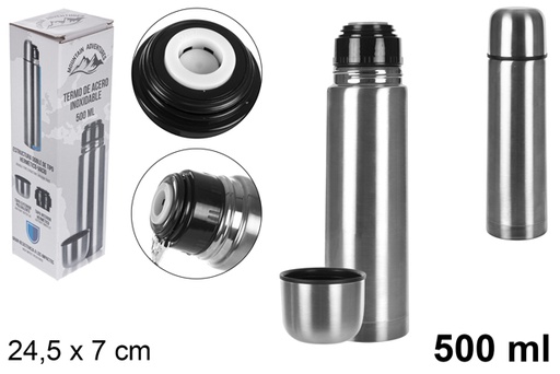 [108723] Thermos in acciaio inox 500 ml