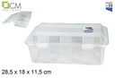 Contenedor plástico transparente