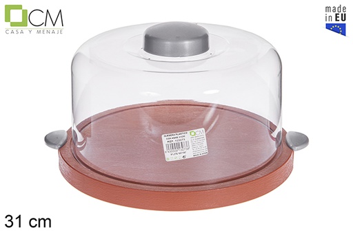 [103073] Plastic cheese bowl with handles 31 cm