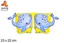 Manguitos hinchables ballena 23x22 cm