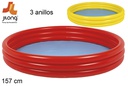Piscina hinchable 3 anillos colores surtidos 157 cm