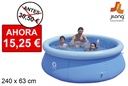 Piscina hinchable aro sin depuradora 240 cm