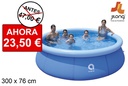 Piscina hinchable aro sin depuradora 300x76 cm