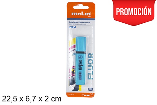 [204710] Marcador fluorescente azul
