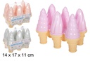 Pack 6 ice cream cone molds 