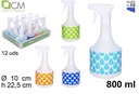 SPRAY BOTTLE DECORATED WITH DROPS 800ML