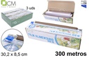 Film estirable alimentario con caja regalo y corta fácil (300 metros)