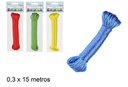 Cuerda tender ropa 15 m.