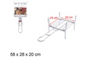 Parrilla metal 25x25 cm