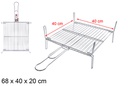 Parrilla metal 40x40 cm