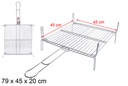 Parrilla metal 45x45 cm
