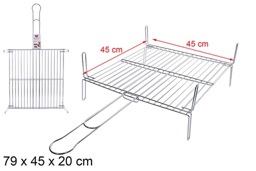 [110543] Metal grill 45x45 cm