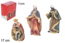 Figura 3 Reyes Magos de resina 17 cm