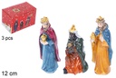 Pack 3 Reyes Magos resina 12 cm