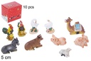 Pack 10 animales resina surtidos